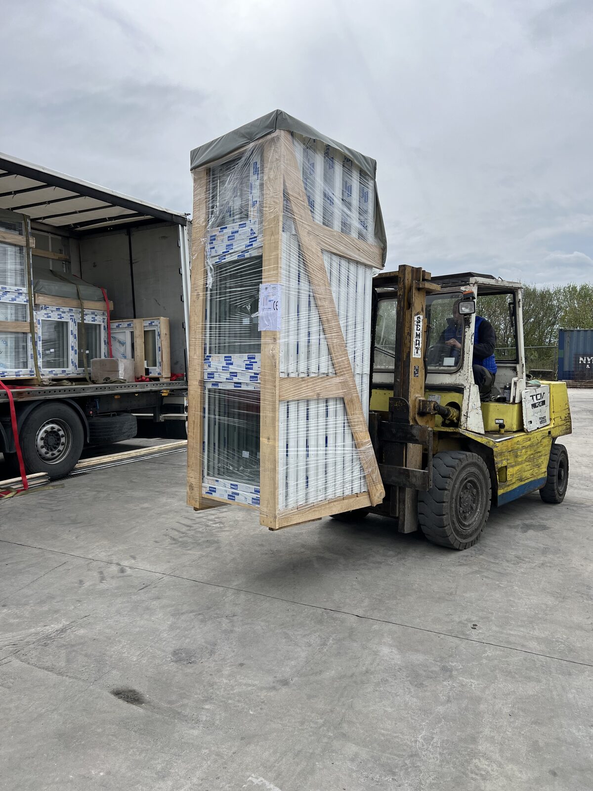 Châssis fabriqué sur mesure en cours de livraison